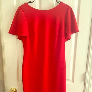 Red Calvin Klein Cocktail dress Size 8